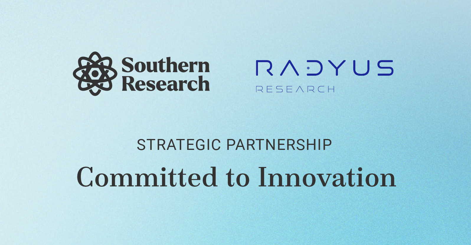 Radyus Research Forges Strategic Partnership with Southern Research to Propel Life Sciences Commercialization